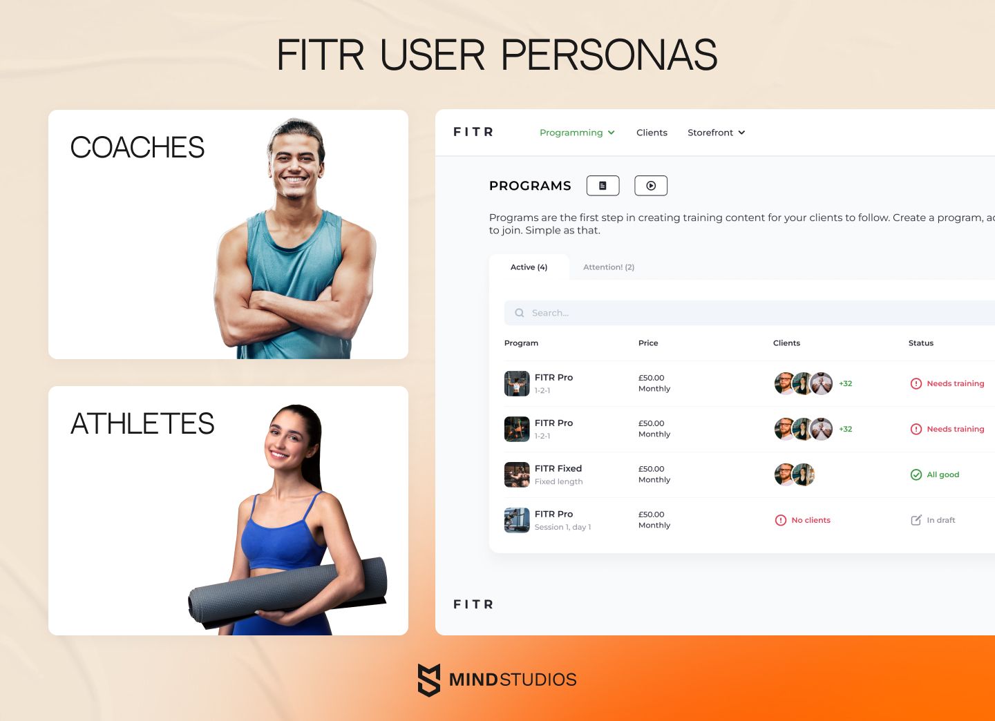 Fitr User Personas