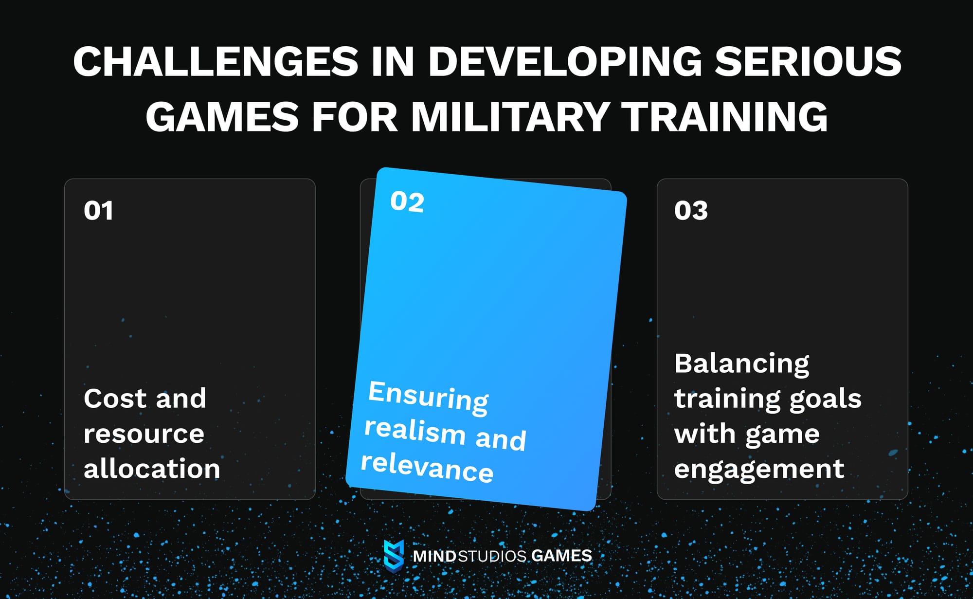 Challenges and solutions in developing serious games for military training