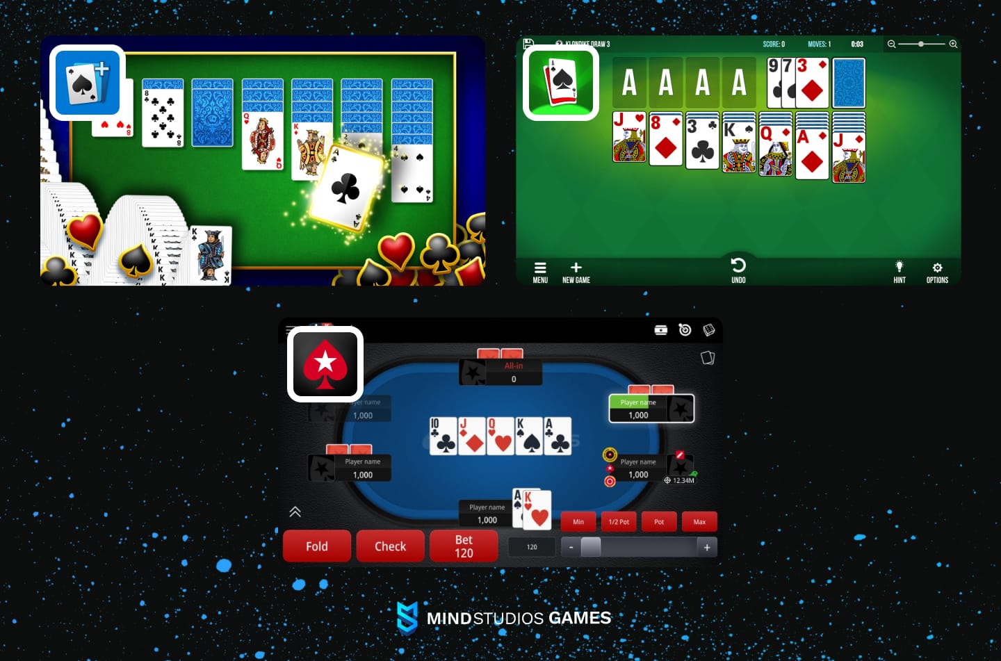 PokerStars + Microsoft Solitaire + Solitaire Bliss Collection