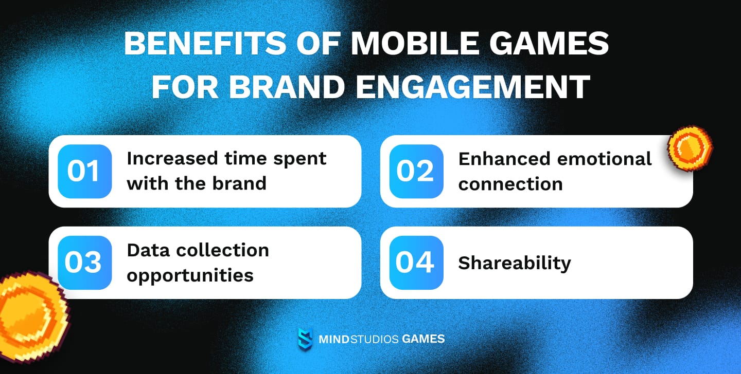 Benefits of mobile games for brand engagement