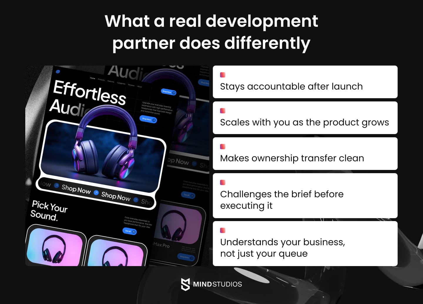 What a real development partner does differently