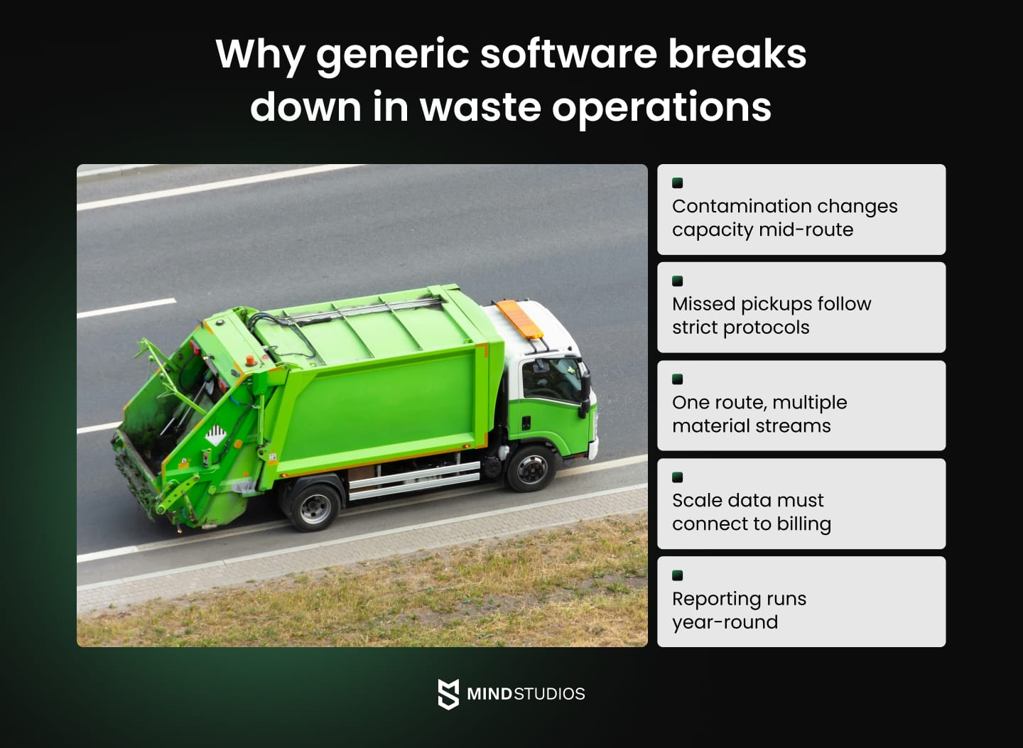 Why generic software breaks down in waste operations