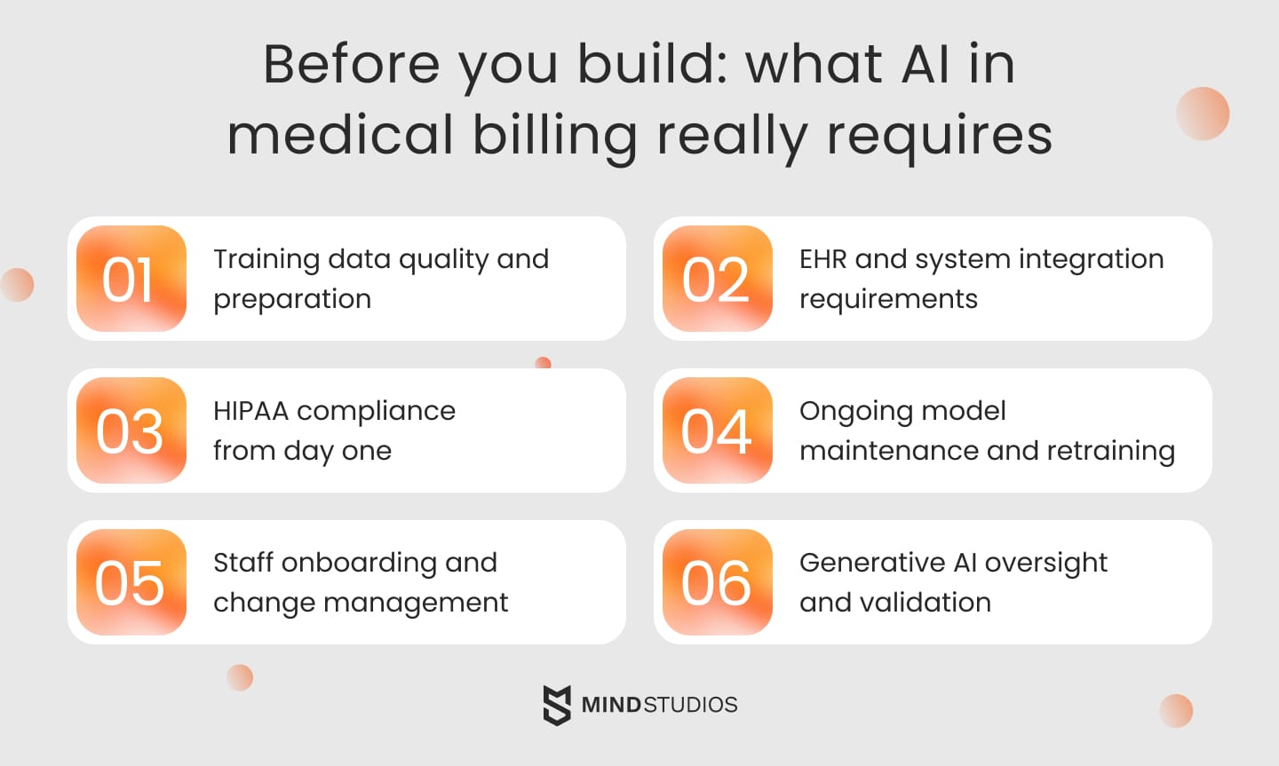 Before you build: what AI in medical billing really requires