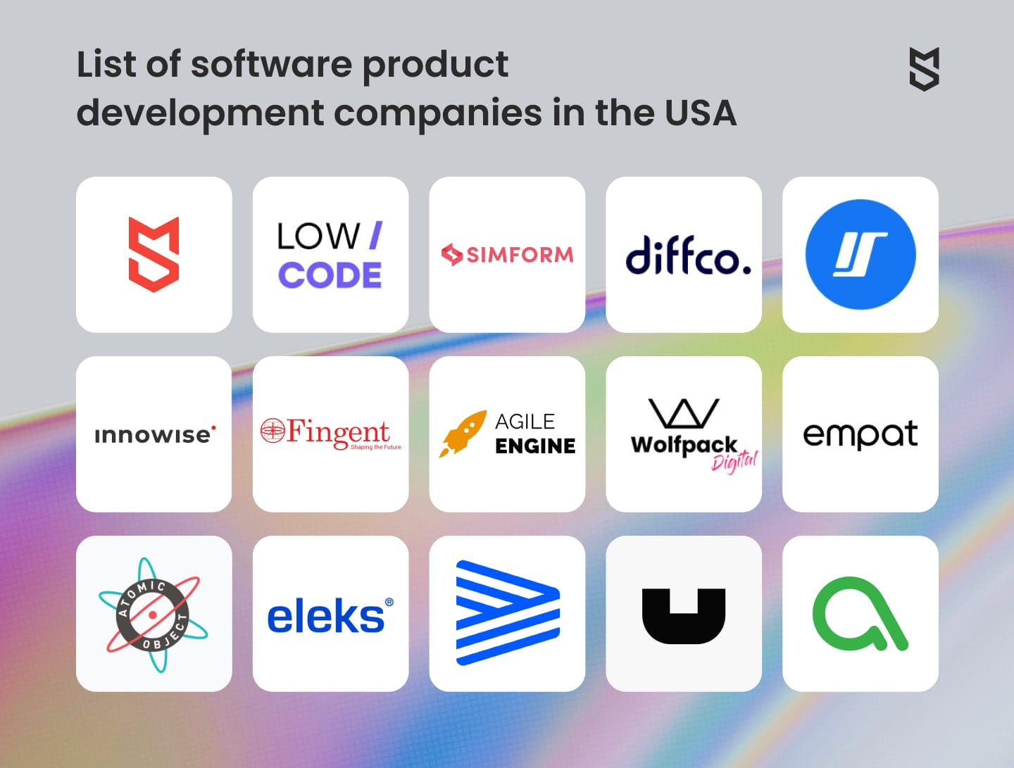 Top 15 software development companies in the USA
