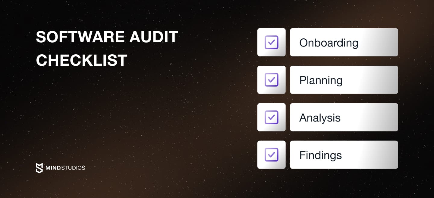 software audit checklist