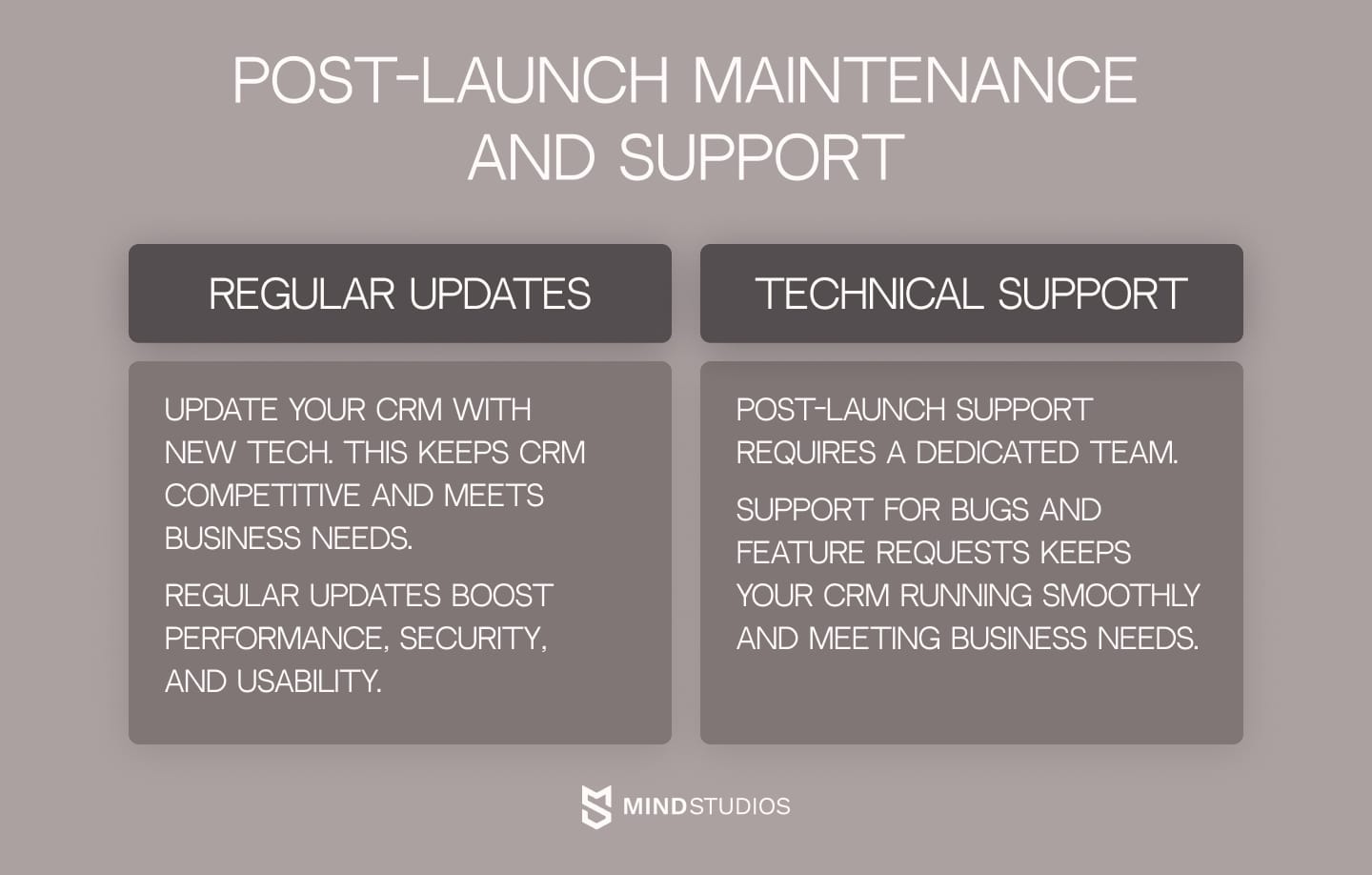Post-launch support