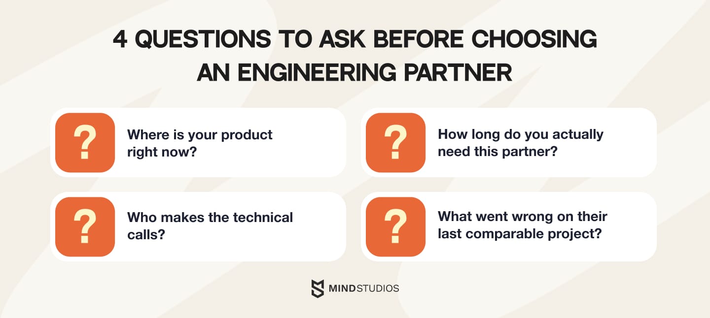 4 questions to ask before choosing an engineering partner