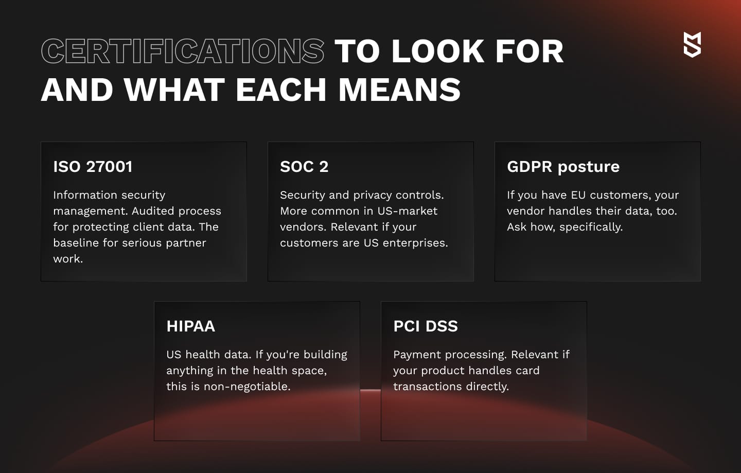 Certifications to look for and what each means