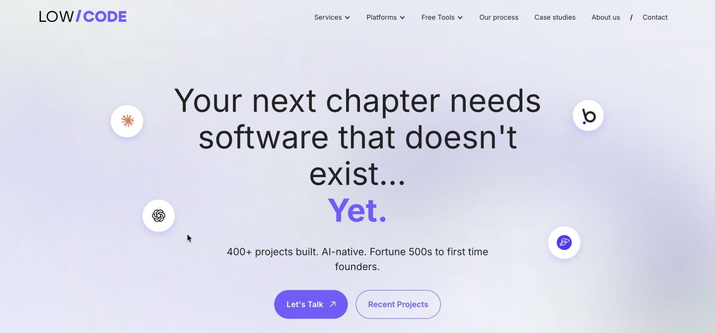 LowCode Agency US-based software development company