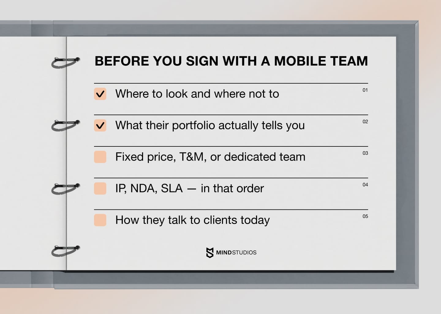 Before you sign with a mobile team