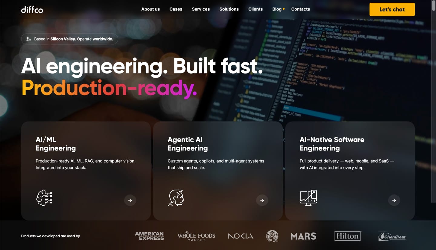 Diffco US-based software development company
