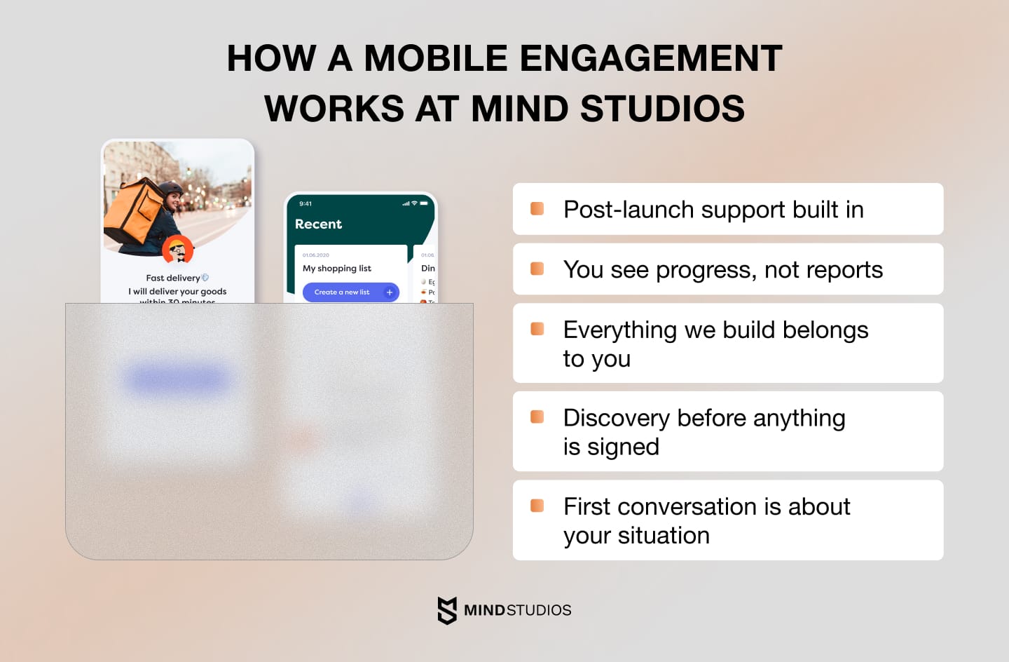 How a mobile engagement works at Mind Studios