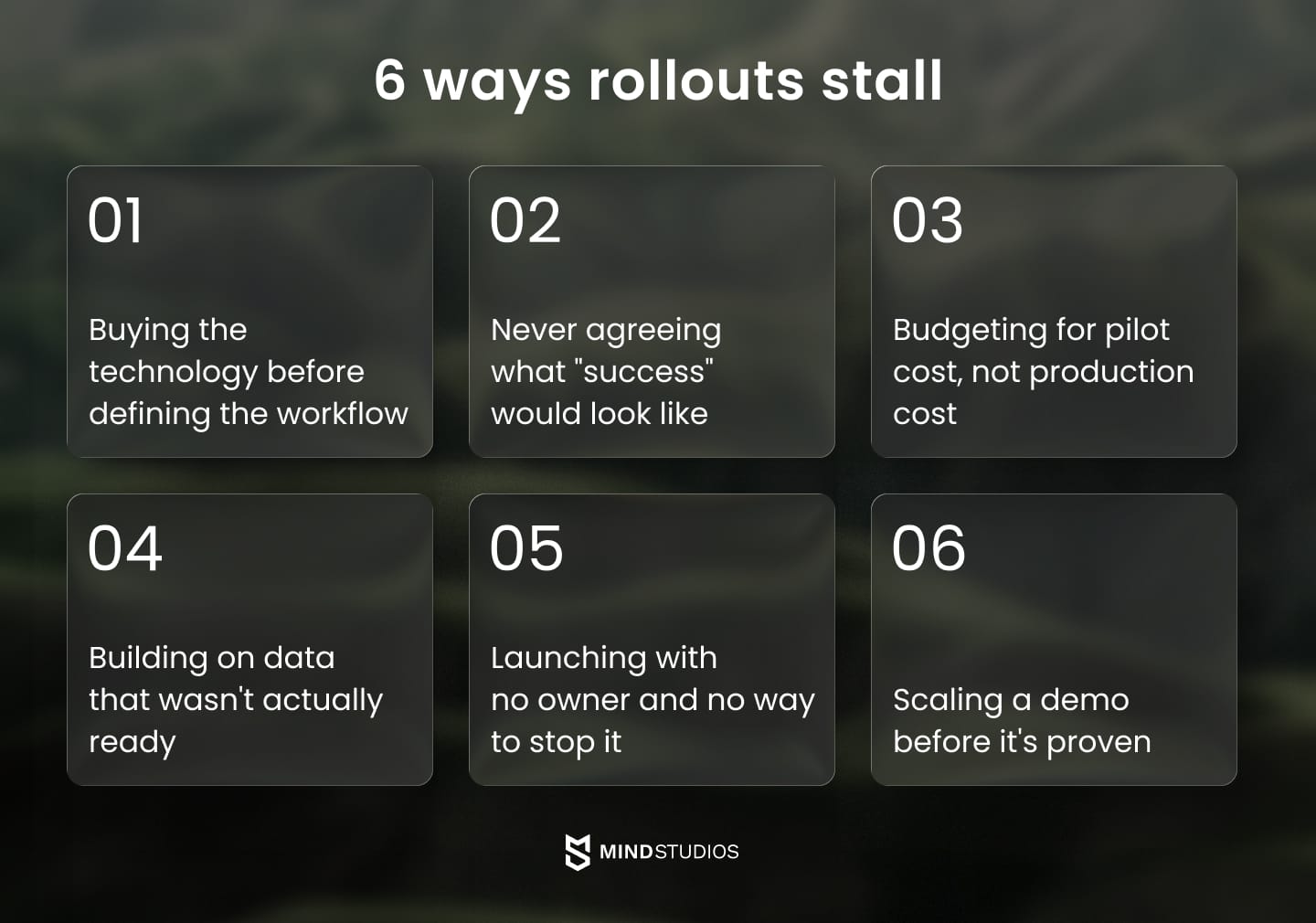 6 ways rollouts stall