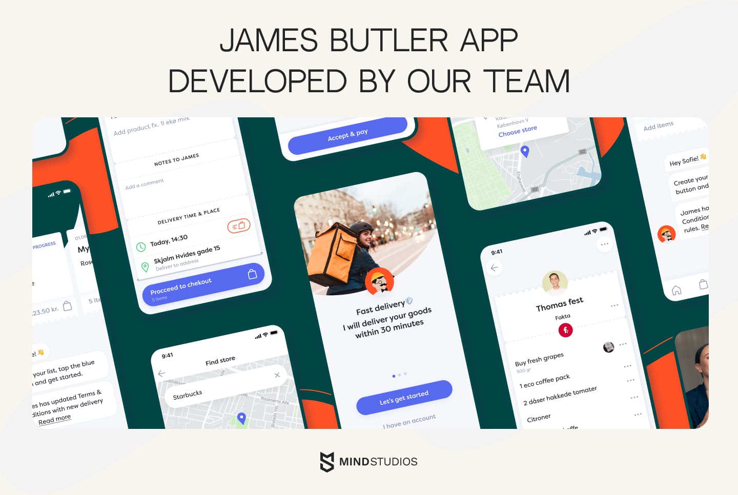 James Butler app developed by our team