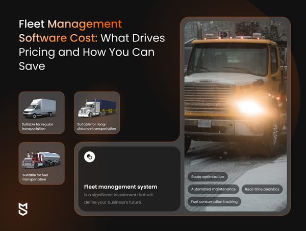 Fleet Management Software Cost: Complete Pricing and Development Guide
