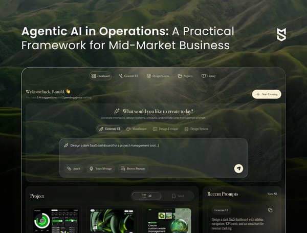 Agentic AI in Operations: A Practical Framework for Mid-Market Business